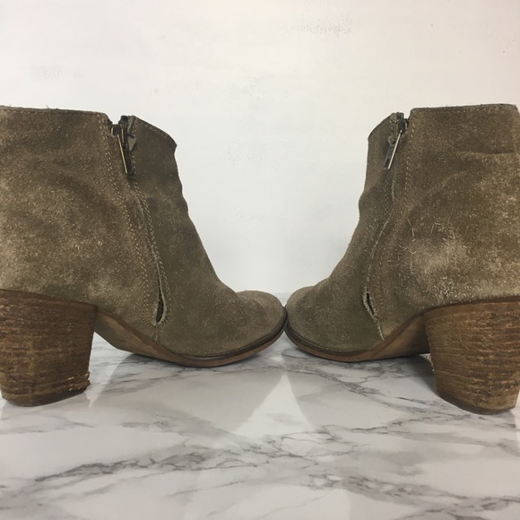Madewell Billie Suede Heeled Ankle Boots - Picture 6 of 8